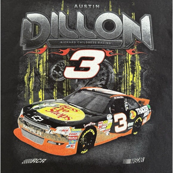 NASCAR Brand Austin Dillon #3 Bass Pro Shops Medium Tee Shirt Graphic Print - Picture 1 of 8